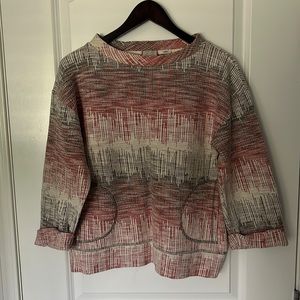 Anthropologie cropped sweater with pockets
